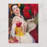 Queen of Hearts AI Generated Painting Postcard