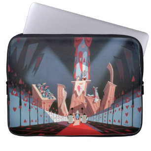 Queen of Hearts Alice in Her Court Laptop Sleeve