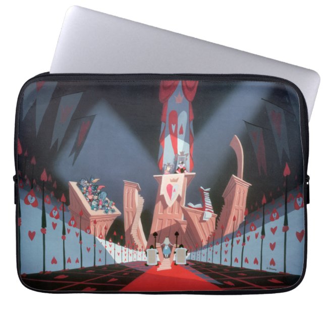 Queen of Hearts | Alice in Her Court Laptop Sleeve (Front)
