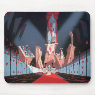 Queen of Hearts Alice in Her Court Mouse Pad