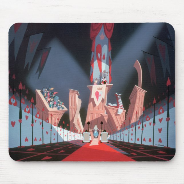 Queen of Hearts | Alice in Her Court Mouse Pad (Front)