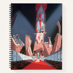Queen of Hearts Alice in Her Court Notebook