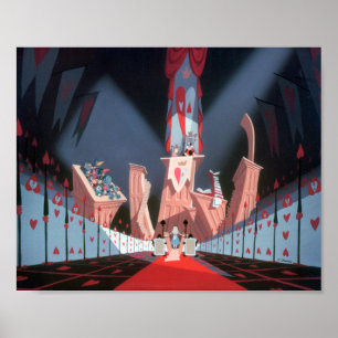 Queen of Hearts   Alice in Her Court Poster
