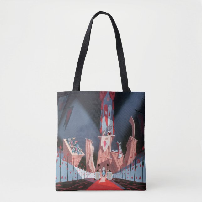 Queen of Hearts | Alice in Her Court Tote Bag (Front)