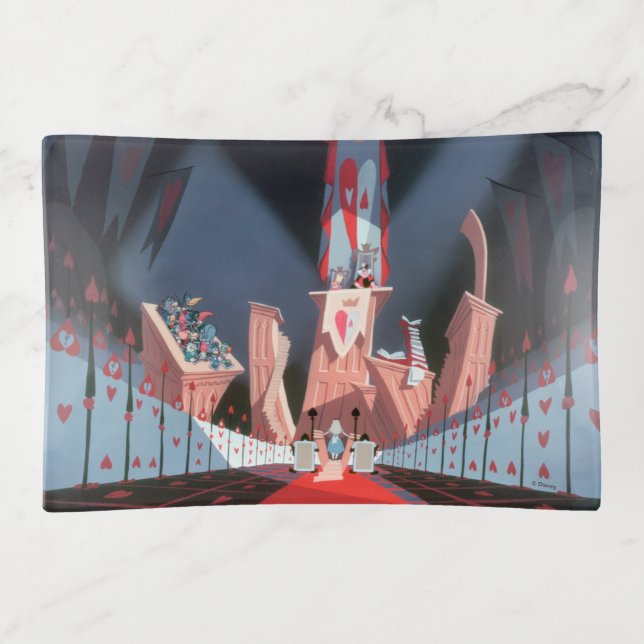 Queen of Hearts | Alice in Her Court Trinket Tray (Front)