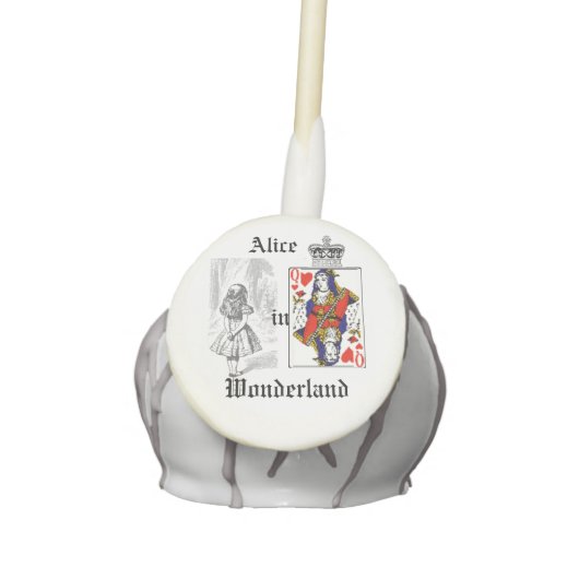 Queen of Hearts Alice in Wonderland Cake Pops (Front)