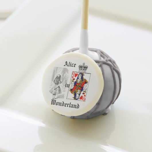 Queen of Hearts Alice in Wonderland Cake Pops (Front Insitu)
