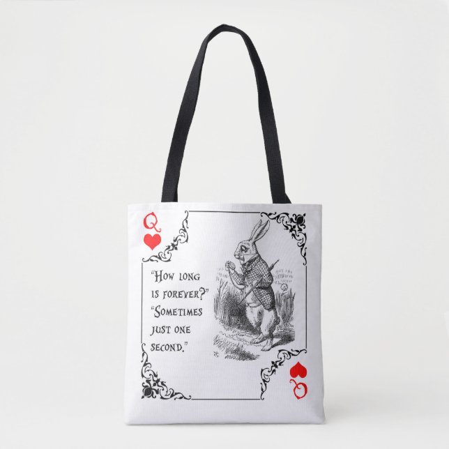Queen of Hearts Alice Tote Bag (Front)
