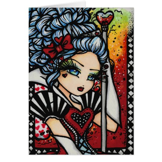 Queen of Hearts Alice Wonderland Fantasy (Front)