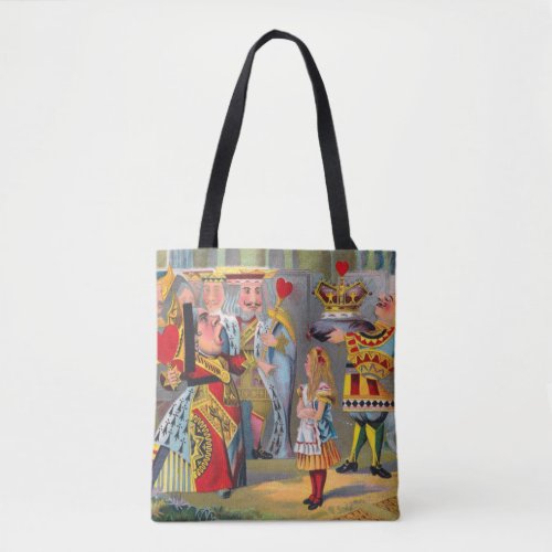 Queen of Hearts and Alice Tote Bag