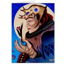 "Queen of Hearts"+ Art Card