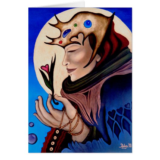 "Queen of Hearts"+ Art Card (Front)