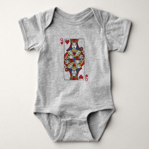 Queen of Hearts Baby One_Piece Baby Bodysuit