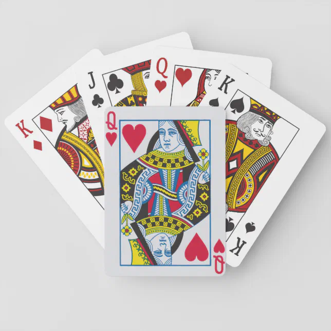 Queen of Hearts - Bicycle Playing Cards | Zazzle