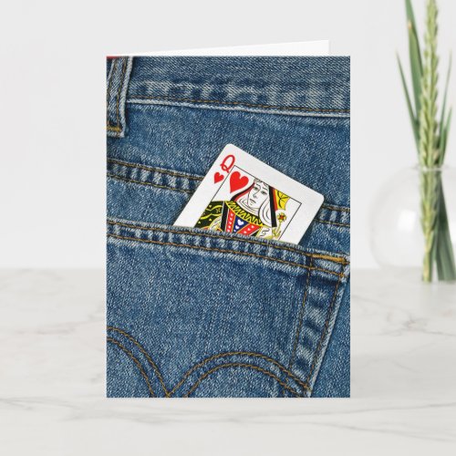 Queen of Hearts Birthday Card