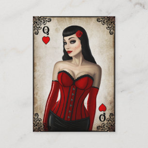 Queen of Hearts - Business Card