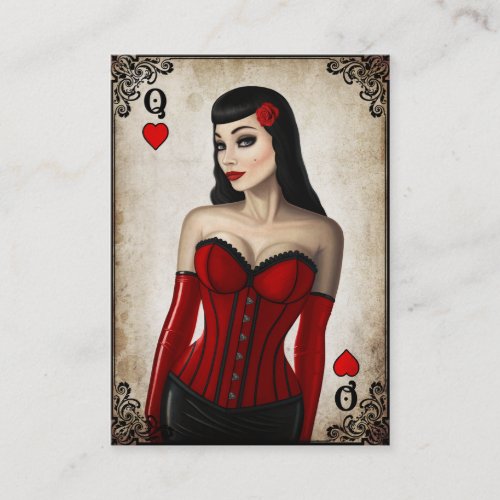 Queen of Hearts _ Business Card