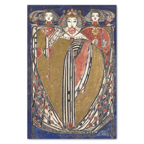 Queen of Hearts by Margaret Macdonald Mackintosh Tissue Paper