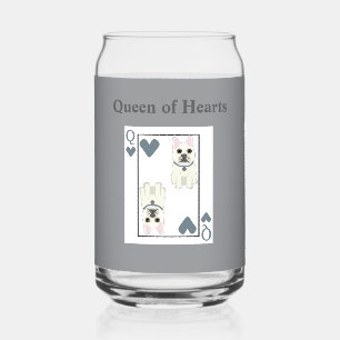 Queen of Hearts Can Glass