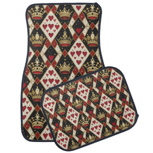 Queen of Hearts Car Floor Mat