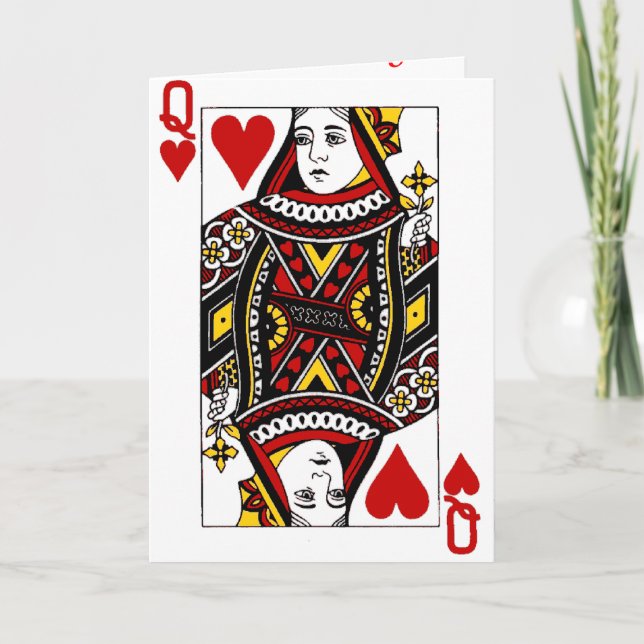 Queen of Hearts Card (Front)