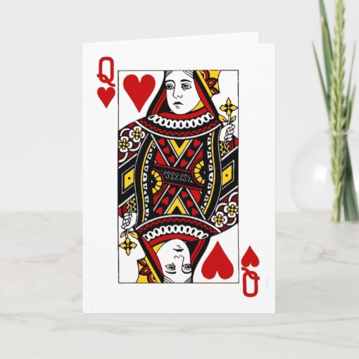 queen_of_hearts card | Zazzle