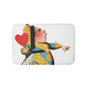 Queen of Hearts Classic Alice and Wonderland Bath Mat