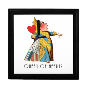 Queen of Hearts Classic Alice and Wonderland Gift Box