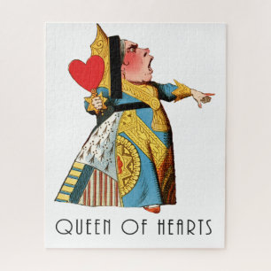 Queen of Hearts Classic Alice and Wonderland Jigsaw Puzzle