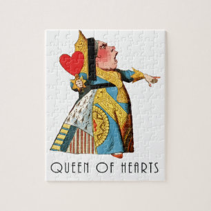 Queen of Hearts Classic Alice and Wonderland Jigsaw Puzzle