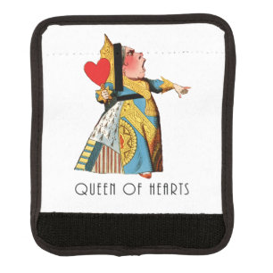 Queen of Hearts Classic Alice and Wonderland Luggage Handle Wrap