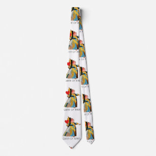 Queen of Hearts Classic Alice and Wonderland Neck Tie