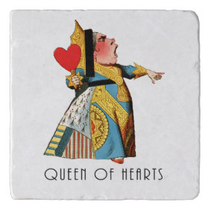 Queen of Hearts Classic Alice and Wonderland Trivet