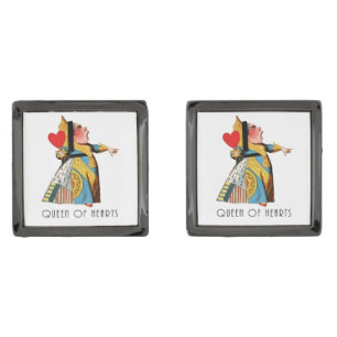 Queen of Hearts Classic Alice in Wonderland Cufflinks