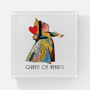 Queen of Hearts Classic Alice in Wonderland Paperweight
