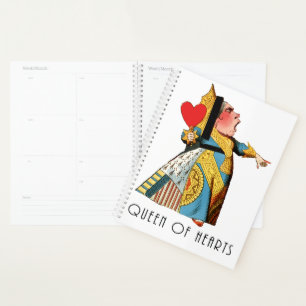 Queen of Hearts Classic Alice in Wonderland Planner