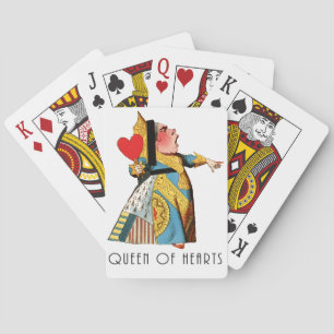 Queen of Hearts Classic Alice in Wonderland Poker Cards