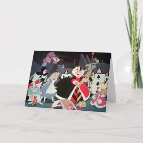 Queen of Hearts  Colorful Scene Card