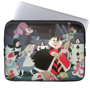 Queen of Hearts Colorful Scene Laptop Sleeve
