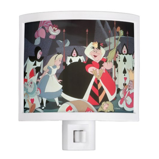 Queen of Hearts | Colorful Scene Night Light (Front)