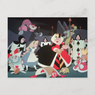 Queen of Hearts   Colorful Scene Postcard