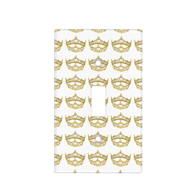 Queen of Hearts crown lightswitch plate cover (Front)