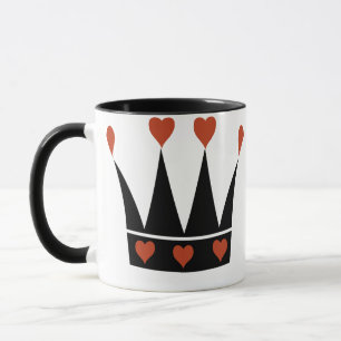 Queen of Hearts Crown Mug