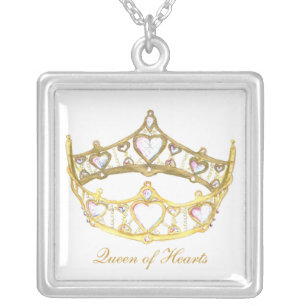 Queen of Hearts crown on necklace Kristie Hubler