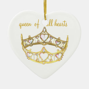queen of hearts crown ornament Kristie Hubler