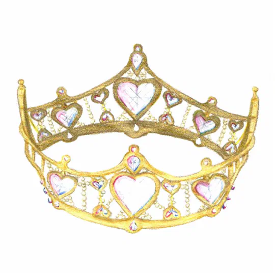 Queen of Hearts Crown Enamel Pin by Disney