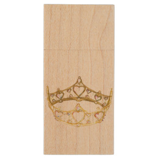 Queen of Hearts crown tiara flash drive