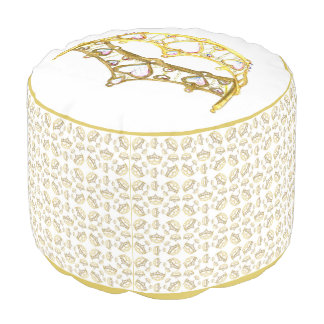 Queen of Hearts crown tiara pouf