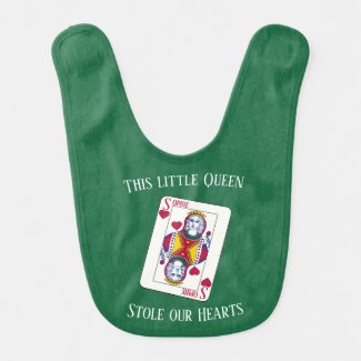 Queen of Hearts Custom Name Playing Card