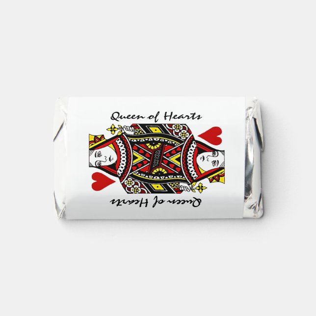 Queen of Hearts Design Hershey's Miniatures (Front)